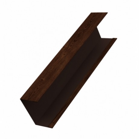 Крышка забора жалюзи Milan,Tokio 65х40 мм., 0.5 мм.,Print Elite, Cherry Wood