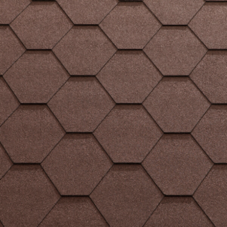 Гибкая черепица Katepal Classic KL Цвет: Коричневый