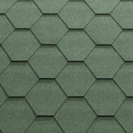 Гибкая черепица Katepal Classic KL Цвет: Зелёный