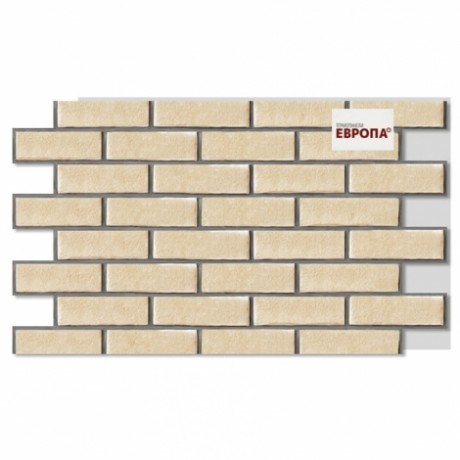 Термопанель Европа, RedRock Cream Ivory, ППС, 80 мм
