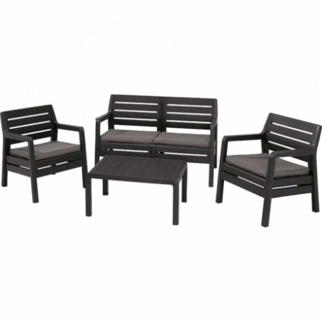 Комплект садовой мебели Delano Set, коричневый