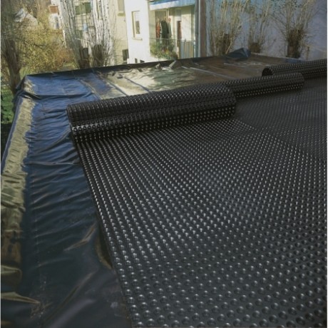 DELTA-ROOTBARRIER геотекстиль, геофильтр дренаждный, противокорневая плёнка из для крыш с экстенсивным озеленением