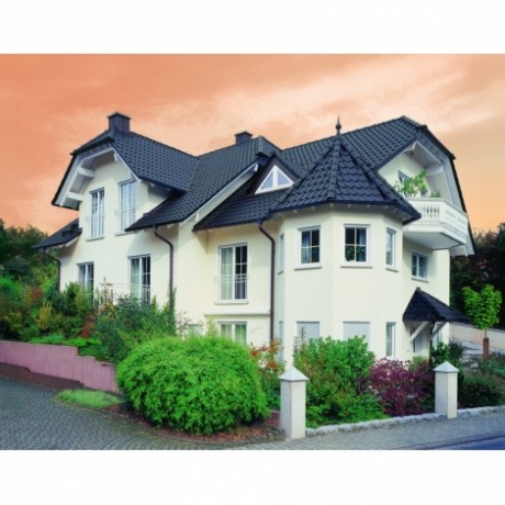 Керамическая черепица Рубин 9 V BRAAS Натуральный красный