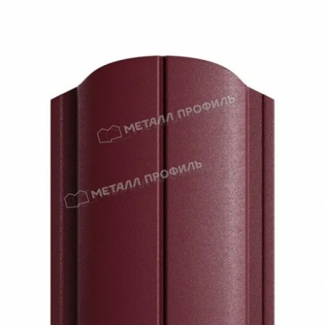 Штакетник круглый МП, Ellipse-O, 0.5 мм Viking MP E, RAL 3005