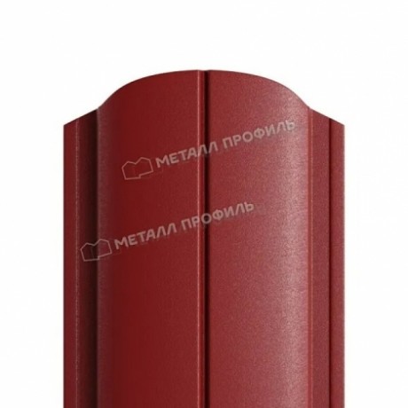 Штакетник круглый МП, Ellipse-O, 0.45 мм Viking MP, RAL 3011