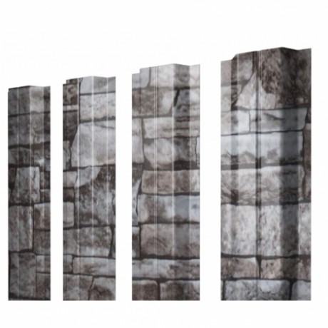 П-образный штакетник 0.45 Print Elite Fine Stone