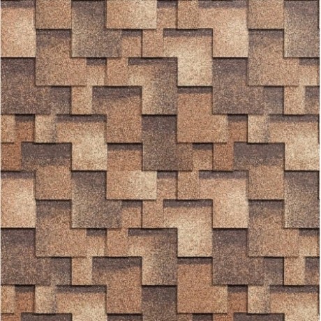 Гибкая черепица Shinglas Фокстрот Цвет: Сандал