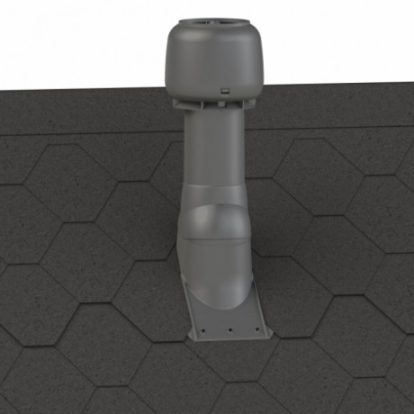 Vilpe Huopa Slate проходной элемент для битумной черепицы черный