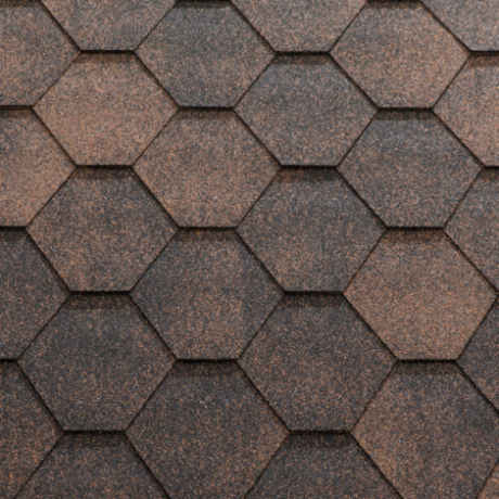 Гибкая черепица Katepal Jazzy Цвет: Медный