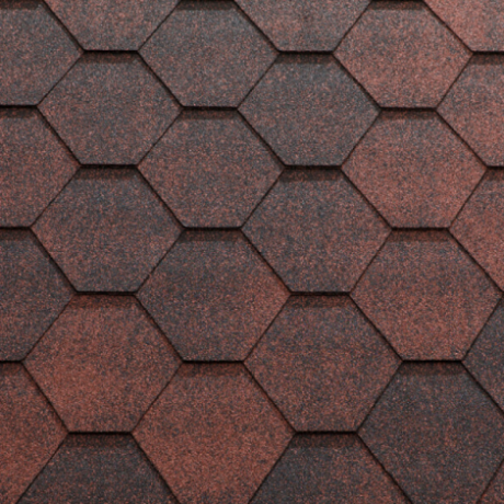 Катепал мягкая кровля Jazzy Красный