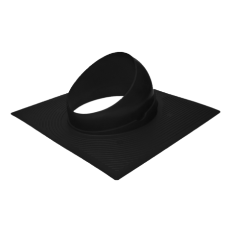 Проходной элемент для битумной черепицы Krovent Base-VT 125/150 цвет: черный