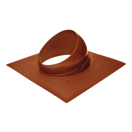 Проходной элемент для битумной черепицы Krovent Base-VT 125/150 цвет: кирпично-красный