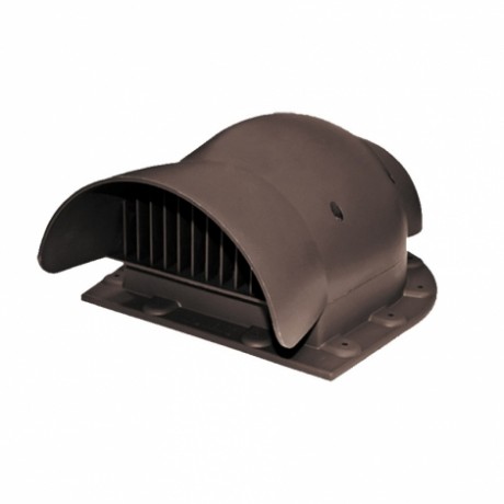 Кровельный вентиль Krovent KTV-Seam фальцевая и мягкая кровля коричневый