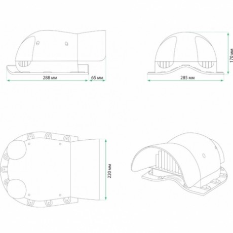 Krovent KTV-Wave металлочерепица, Монтеррей цвет: серый