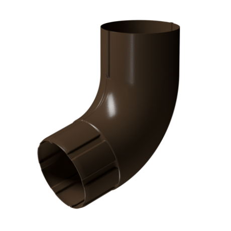 Колено трубы 72°, Docke Stal Premium, Ø90 мм, цвет: каштан