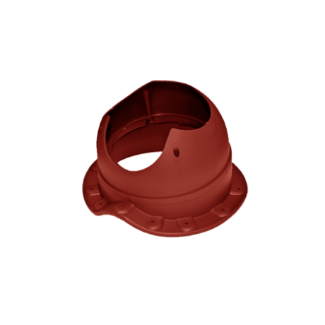 Проходной элемент для металлочерепицы, выход канализации Krovent Base-VT Wave 110is цвет: красный