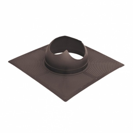 Проходной элемент для битумной черепицы, выход канализации Krovent Base-VT 110is, цвет: коричневый