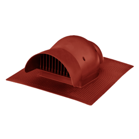 Кровельный вентиль Krovent KTV на битумную черепицу красный