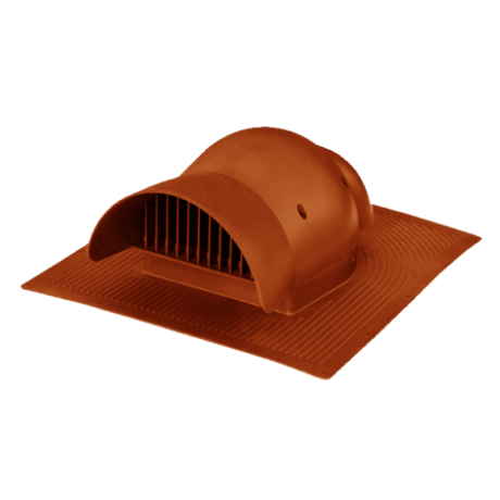 Krovent KTV битумная черепица при монтаже цвет: красно-коричневый