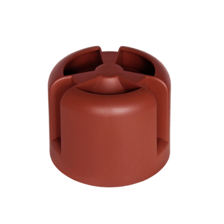 Колпак на выход канализации Krovent HupСap цвет: красный