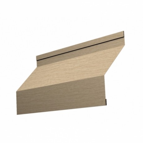 Ламель забора жалюзи Milan, 0.45 мм.,Print Elite, Milky Wood