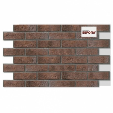 Термопанель Европа, RedRock Mocco Brown, ППС, 80 мм