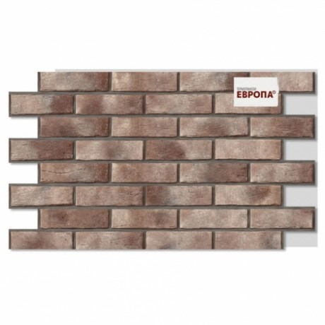 Термопанель Европа, RedRock Nat Brown, ППС, 80 мм