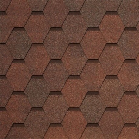 Гибкая черепица Tegola Veneto, цвет: Nocciola 418