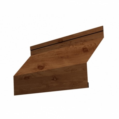 Ламель забора жалюзи Milan, 0.45 мм.,Print Elite, Nutwood