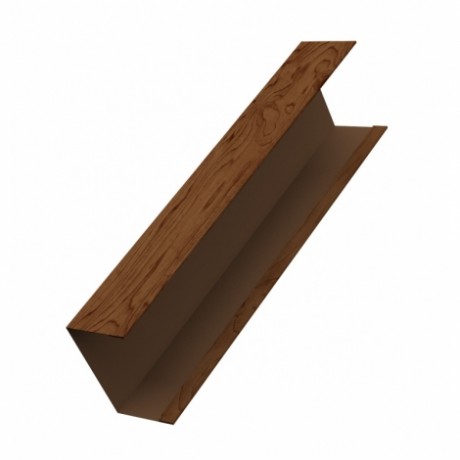 Крышка забора жалюзи Milan,Tokio 65х40 мм., 0.5 мм.,Print Elite, Nutwood