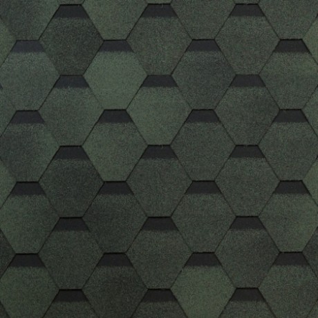 Гибкая черепица Shinglas Оптима Цвет: Зеленый