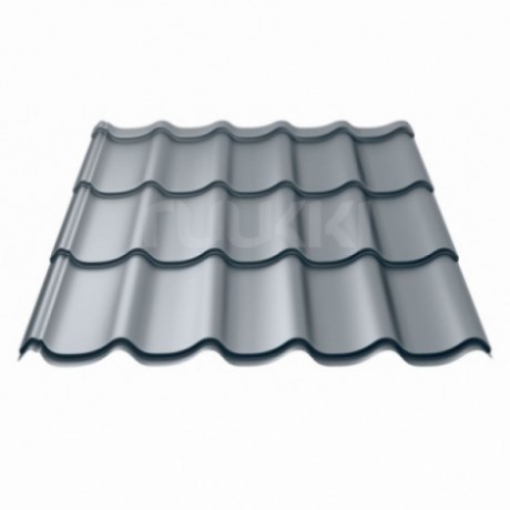 Металлочерепица Ruukki Monterrey FEB FORMA из стали GreenCoat Pural Matt BT 0,5 мм, RR 21