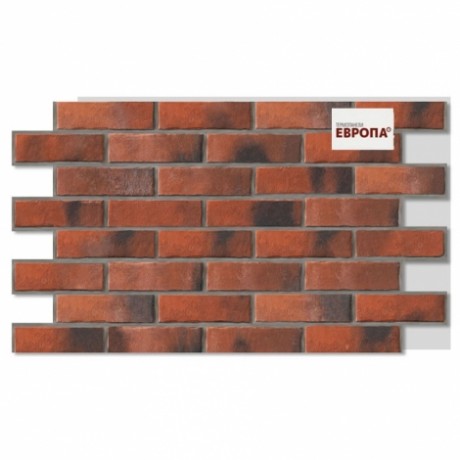 Термопанель Европа, RedRock Red Black, ППС, 60 мм