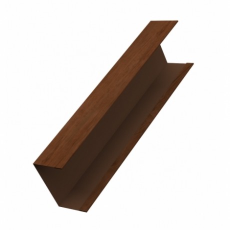 Крышка забора жалюзи Milan,Tokio 65х40 мм., 0.5 мм.,Print Elite, Rowan