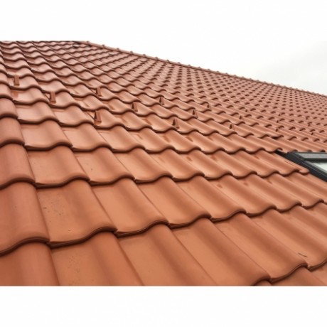 Браас Рубин 11 V керамическая черепица Натуральный красный