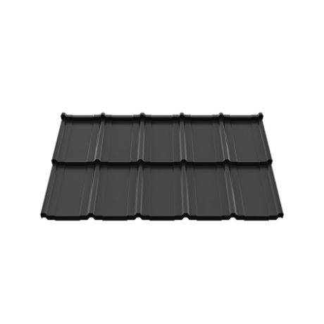 Модульная металлочерепица Ruukki Frigge из стали GreenCoat Pural Matt BT, 0,5 мм, RR 23