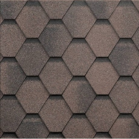 Гибкая черепица Shinglas Сальса, Цвет: Финик