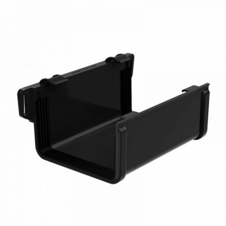 Соединитель желобов Galeco Ø135/80 мм, цвет: Черный