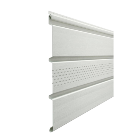 Подшивка, софит Docke STANDART Т4 с центральной перфорацией, Пломбир