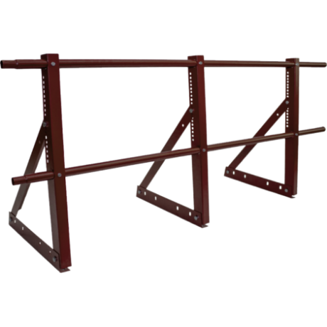 Ограждение кровли универсальное, Roofsystems Econom, H=600мм, L=3000мм, RAL 8017