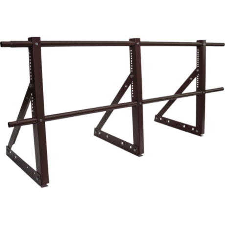 Ограждение кровли универсальное, Roofsystems Econom, H=600мм, L=3000мм, RAL 8019