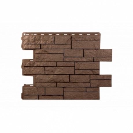 Фасадные панели Альта-Профиль, Шотландия, цвет: терракотовый