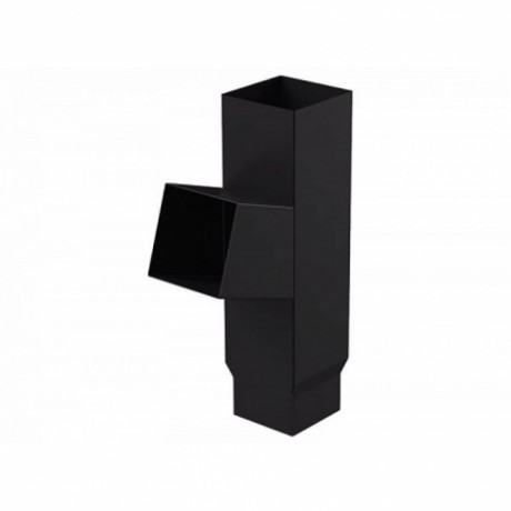 Тройник трубы Galeco STAL2 Ø125/80 мм, цвет: Черный