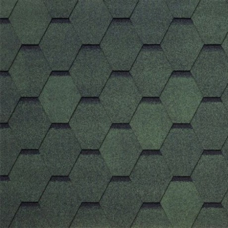 Гибкая черепица Tegola Garda, цвет: Verde 479