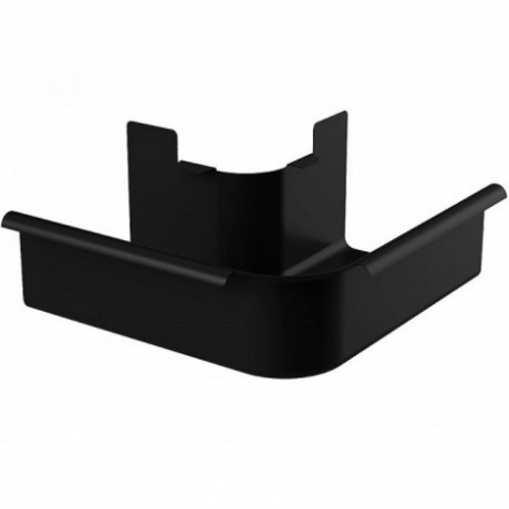 Угол желоба внешний 90° Galeco STAL2 Ø125/80 мм, цвет: Черный