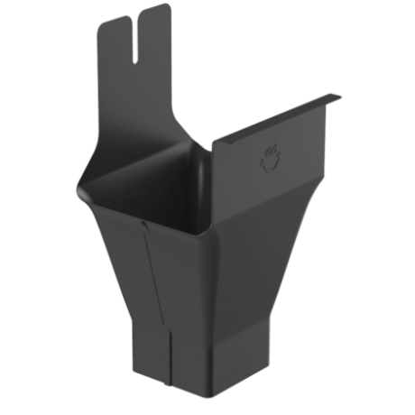 Воронка желоба Galeco STAL2 Ø125/80 мм, цвет: Графит