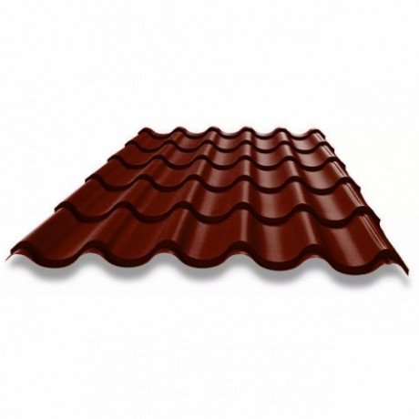 Металлочерепица Weckman, ADELINE (тип 1), PUR, 0,5 мм, RR 29