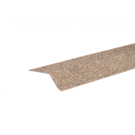 Планка карнизная для мягкой битумной черепицы, с гранулятом, цвет: Латунный