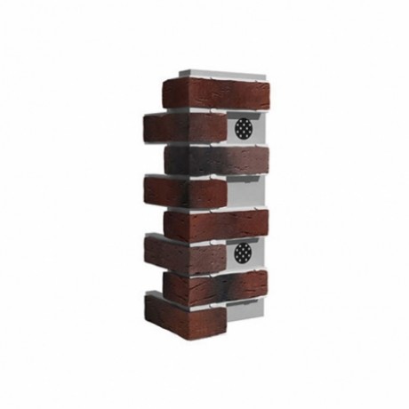 Угловой элемент для термопанели White Hills, Сити брик, Т376-45, 60 мм