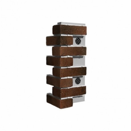 Угловой элемент для термопанели White Hills, Сити брик, Т379-45, 60 мм